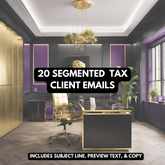 20 SEGMENTED  TAX CLIENT EMAILS